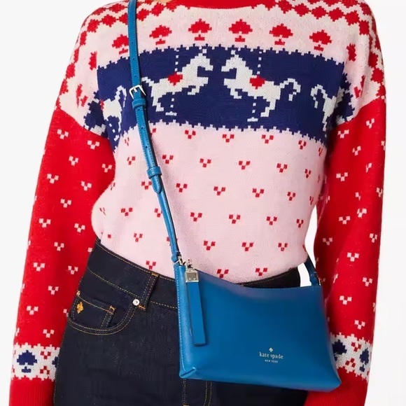 Kate Spade Sadie Crossbody Bag Blue (NWT) - Picture 2 of 10